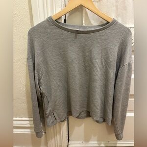 COMUNE Clyde Heather Grey Long Sleeve Top | Y2K Minimalist Discontinued | M